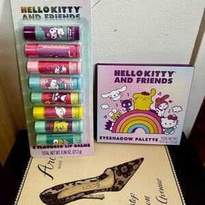 Hello Kitty and Friends Lip Balm and Eyeshadow Set Great for Easter Basket